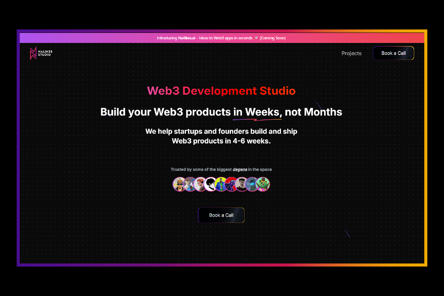 Web3 Landing Pages